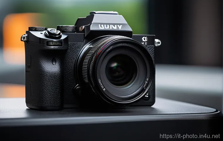 사진 자격증 필기시험 고득점 비결 - 4) attached, resting on a smooth, brushed aluminum surface. Adjacent to it, an advanced external fla...