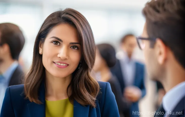 사진 자격증 취득 후 업계 평균 연봉 - **Professional Corporate Event Photographer:** A focused female photographer, in her early 30s, capt...