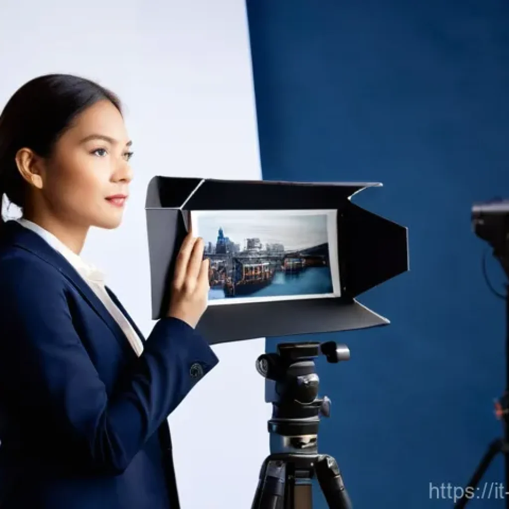 사진 자격증으로 업계 선배들에게 인정받는 법 - **Prompt:** A dedicated female photographer, in her early thirties, stands confidently in a well-equ...