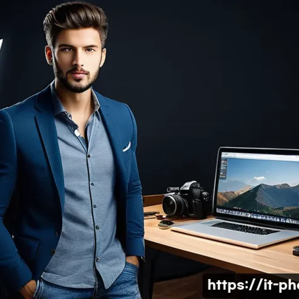 사진 자격증 취득 후 실무 경험 쌓기 - A vibrant, naturally lit photography studio in Italy. A young, enthusiastic photographer, appearing ...