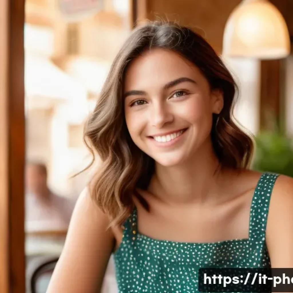 사진 자격증과 관련된 장비 렌탈 팁 - **Professional Indoor Portrait:**
    A vibrant, natural-light portrait of a smiling young adult wom...