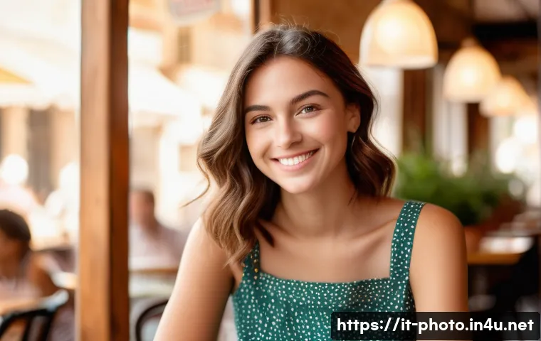 사진 자격증과 관련된 장비 렌탈 팁 - **Professional Indoor Portrait:**
    A vibrant, natural-light portrait of a smiling young adult wom...
