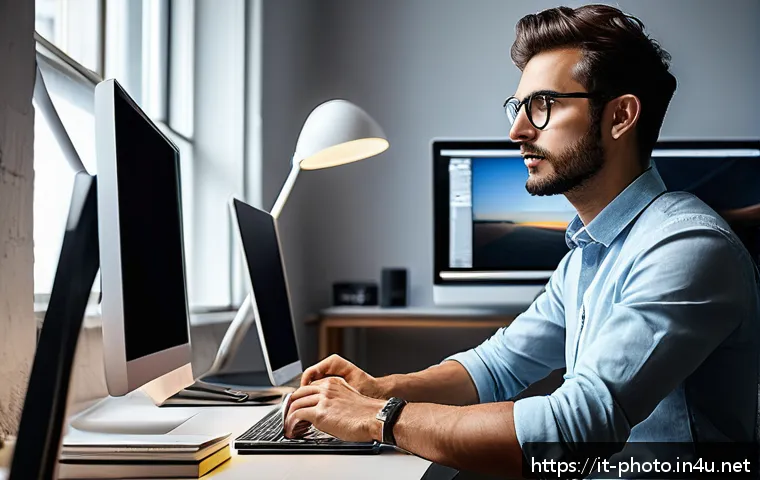 사진 자격증 이직 준비 체크리스트 - A professional Italian photographer in a modern studio setting, surrounded by high-end camera equipm...